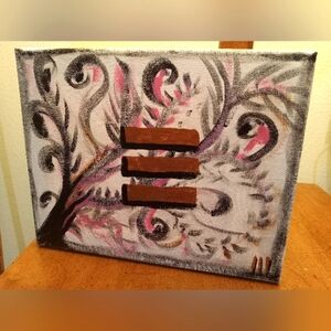 Abstract Art Three 8x10 Hand Painted Art